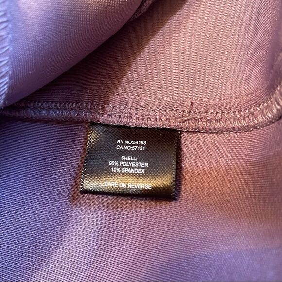 Marc New York Faux Suede Moto Jacket Ash Purple Andrew Marc Sz L - Picture 13 of 16